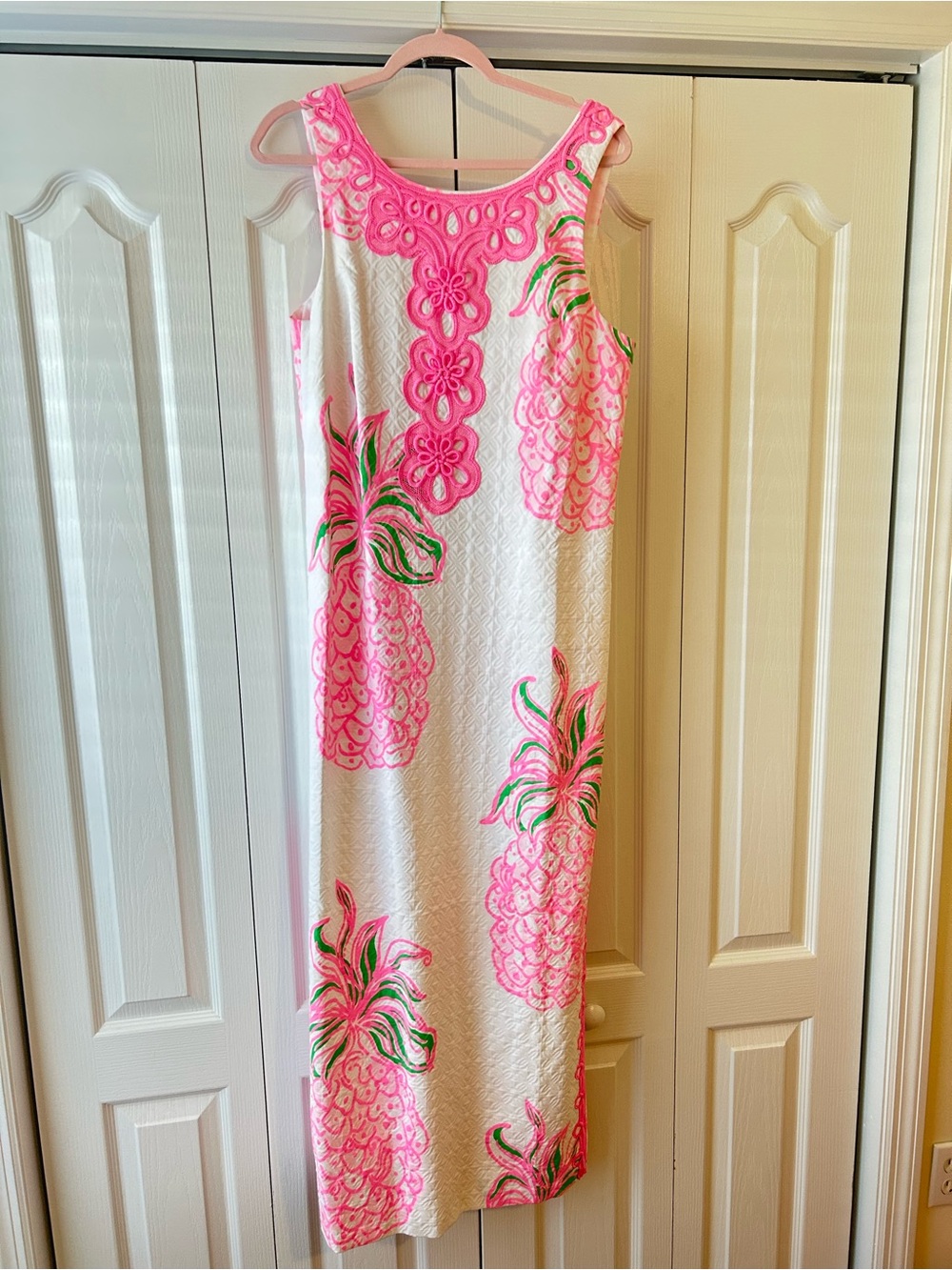 Lilly Pulitzer Marleigh maxi in party like a pineapple